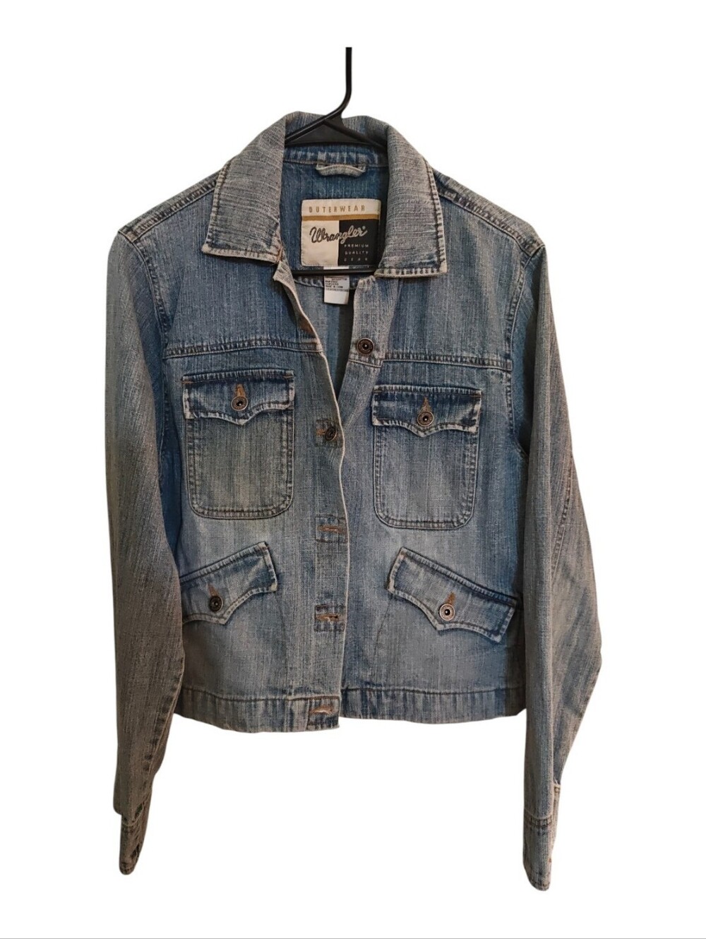 Wrangler Women's Light Wash Denim Jacket - Classic Blue